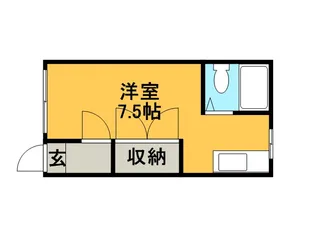 レジデンス手稲【2階】の間取り