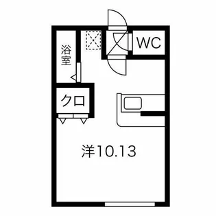 1Kの間取り画像