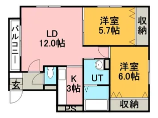 フェアリーヒル【301号室】の間取り