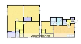 サンリバーⅡ【101号室】の間取り