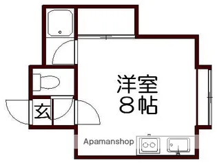 キャンパスサイド101【2階】の間取り