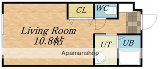レ・リュ・ドゥ・エクレア【203号室】の間取り