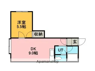 メゾンステラⅤ【203号室】の間取り