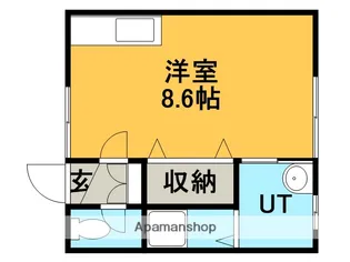 ダコタハウス【2階】の間取り