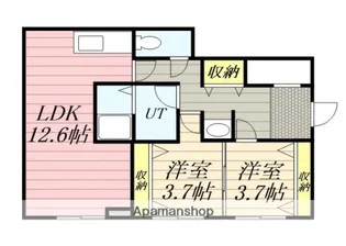 北海道石狩市花川南八条5丁目【アパート】の間取り