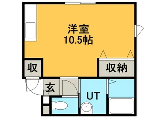 ハイツ・リヨン【1階】の間取り