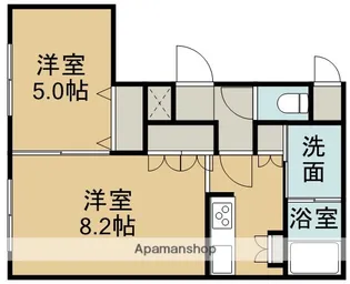 METEO(メテオ)【3階】の間取り
