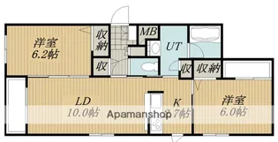 エディン【1階】の間取り
