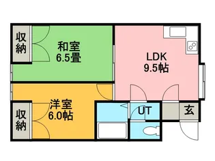 コーポ飯田I【202号室】の間取り