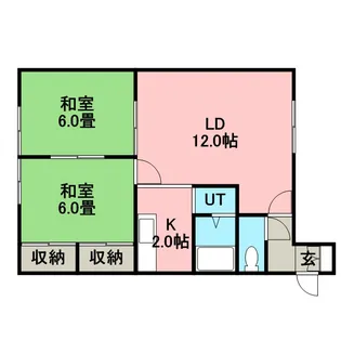 ファミール25【00201号室】の間取り