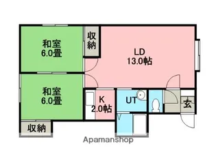 ピアコート手稲本町A【202号室】の間取り