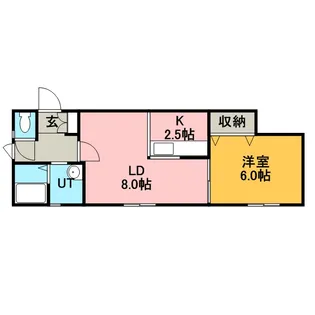 コンフォートエンジェルス【2階】の間取り