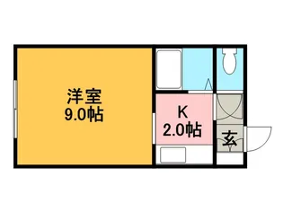 ドミールK【2階】の間取り