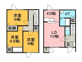 手稲サンスポット【1階】の間取り