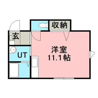 エクレールコスモ【1階】の間取り