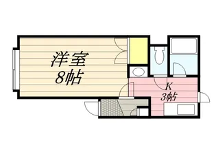 メゾンジルエット【2階】の間取り