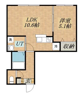 RITZ GRANDE 手稲駅前【1階】の間取り