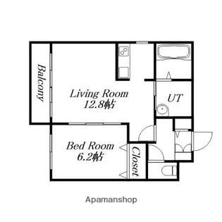 PRESCELTO手稲本町【2階】の間取り