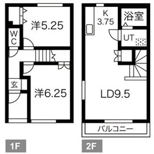 ストリーム【Ⅰ号室】の間取り