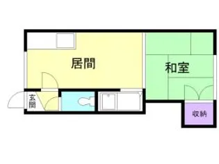 小松ハイム【1階】の間取り