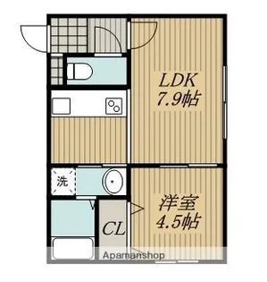 北海道石狩市花川南五条3丁目【アパート】の間取り