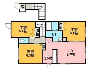 LAME CANA前田【2階】の間取り