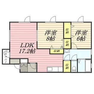 ヴィラ ルミエール【2階】の間取り