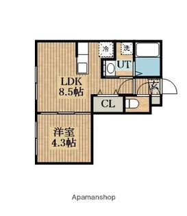 アルデバラン【201号室】の間取り