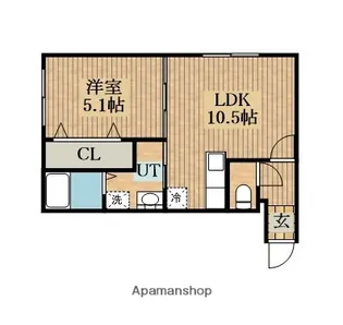 北海道札幌市手稲区手稲本町一条3丁目【マンション】の間取り