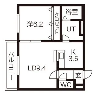アヴァンティ ヒルズ【1階】の間取り