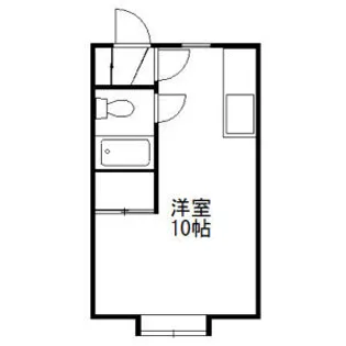 フレンドリーハウス【010号室】の間取り