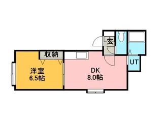 セラディール新発寒A【00103号室】の間取り