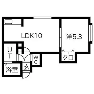 ノースリバー緑苑台【203号室】の間取り