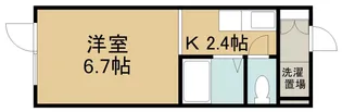 ヒルズ・ラメール【1階】の間取り