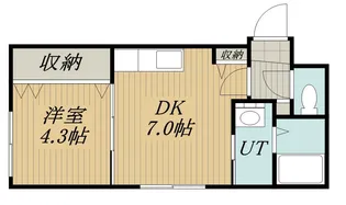 GRANDIR手稲【1階】の間取り