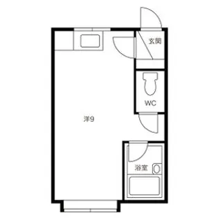 タイムコート【0109号室】の間取り