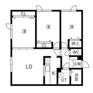 グランパ81【301号室】の間取り