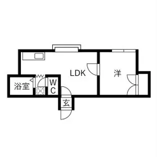 エントピア壱番館【205号室】の間取り