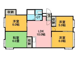 メゾンドパーク【A-1号室】の間取り