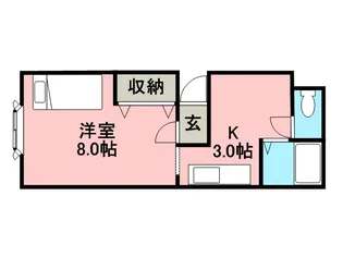 春香96【0103号室】の間取り