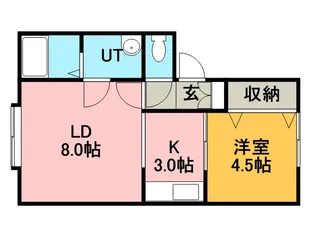 シーサイドテラス【2階】の間取り