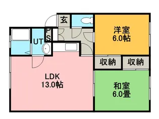 手稲本町レジデンス【202号室】の間取り