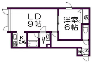 プレステージ【205号室】の間取り