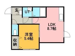 フランブリーズ【103号室】の間取り