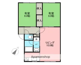 プラスペリティ宮の沢【2階】の間取り