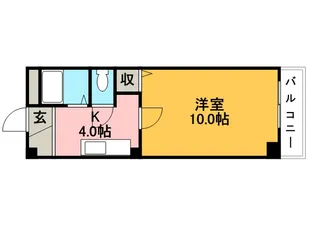 3R’S【101号室】の間取り