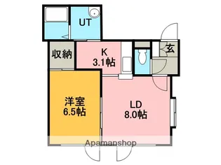 ルカンパーニュ【3階】の間取り