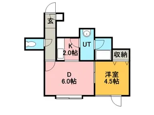 レガシィ壱番館【105号室】の間取り