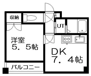エミネンス手稲【202号室】の間取り