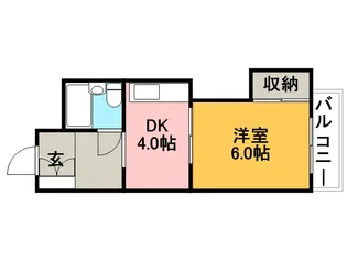 ARIES【501号室】の間取り